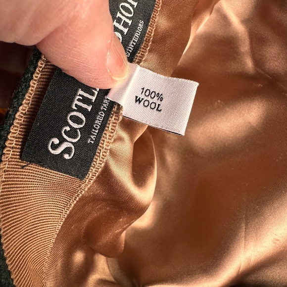 Scottish Harris Tweed Eight Quarter Newsboy Cap - Evergreen - Sz Men's Med. - Picture 9 of 15